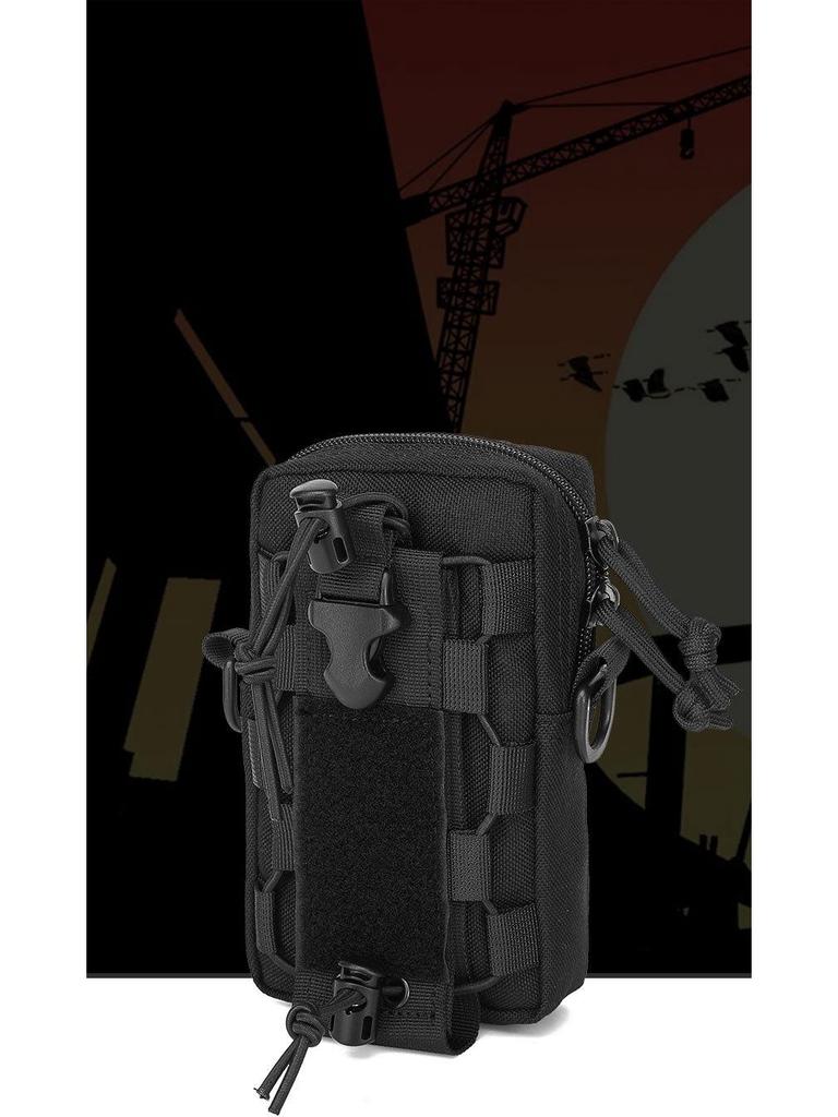 Tactical Outdoor Multipurpose Phone & Bottle Pouch: Camping, Cycling, MOLLE-Compatible Waist Pack