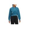 Nike Sportswear Solid Color Short Sleeve Polo Sweatshirt Women sweatshirt Blue DQ5939-457