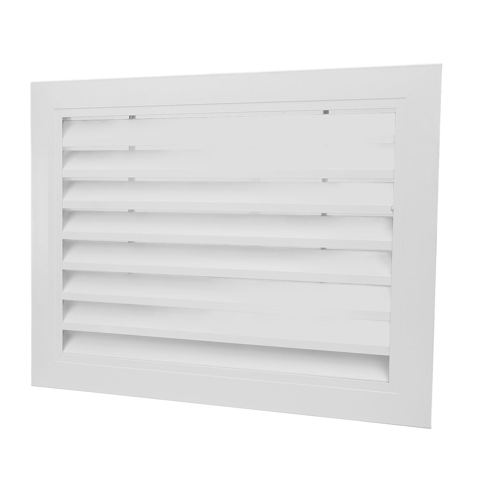 

Фіксована решітка для повернення повітря Алюмінієвий сплав 400x300мм Кришка вентиляційного отвору кондиціонера для ванної кімнати, кухні, стіни, квадратна