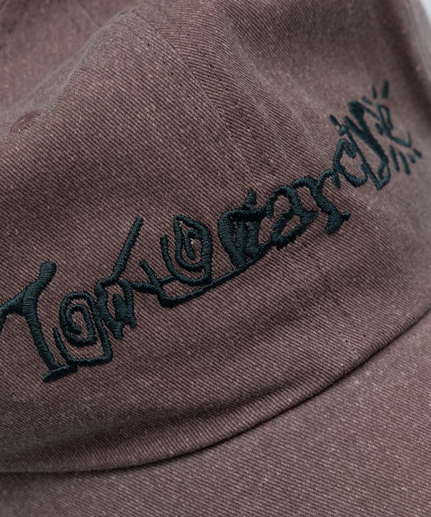 TOWTOW ARCHIVE Etching Logo Cap Brown