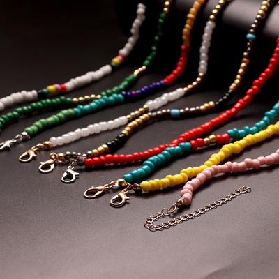 Colorful Small Bead Butterfly Star Pendant Choker Bohemia Necklace Women Jewelry