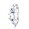 New 925 Silver Twelve Constellation Series Zircon Ring For Women Fit Wedding Party Jewelry Gifts