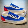 Fashion Retro Multi Color Mens Canvas Shoes Low Cut Versatile Man Vulcanization Shoe Fashion Breathable Flat Skateboard Casual Shoes
