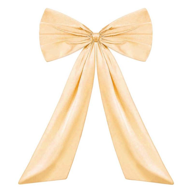 1pcs Large Polyester Wedding Bow Decor for Bedroom Living Room Background Wall Wedding Party Supplies Home Decoration