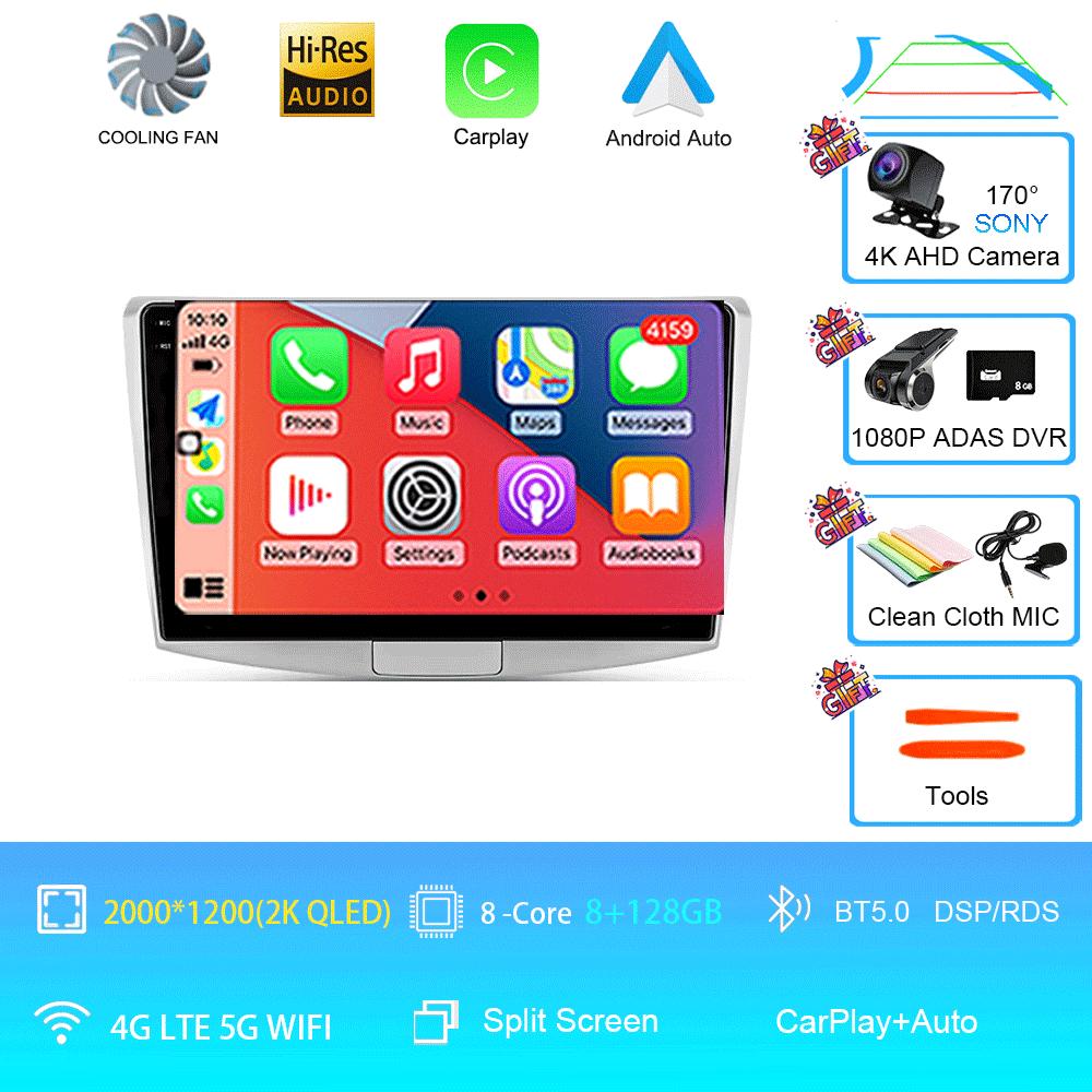 Car Radio Android 14 For Volkswagen VW Passat B6 B7 B8 CC Magotan 2011 - 2015 Multimedia Video Player Navigation GPS Head Unit