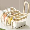 Set Organizator Condimente Bucătărie Recipiente din Plastic Ermetice Sare Condimente Condimente Uscate Design Modern Minimalist