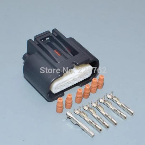 6 pin Electrical Accelerator Pedal Sensor waterproof car auto butt plug connector 7287-1380-30 For Honda Acura Nissan Toyota 1sets female