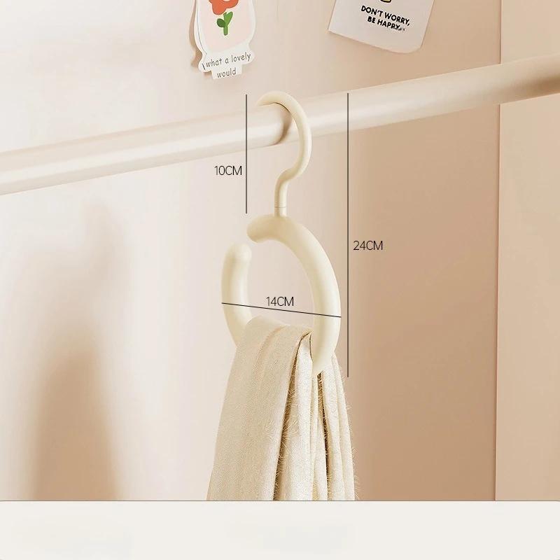 Hat Storage Clothes Hanger Invisible Luxury Multi-Function Hook Home Use New Plastic Coat Hanger Nordic Sle Adult Closet
