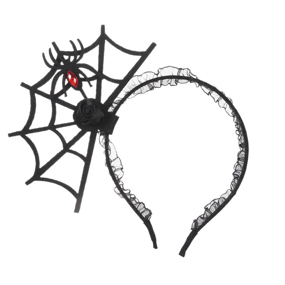Spider Witch Halloween Spider Headband Flowers Ghost Festival Headpiece Cosplay Events