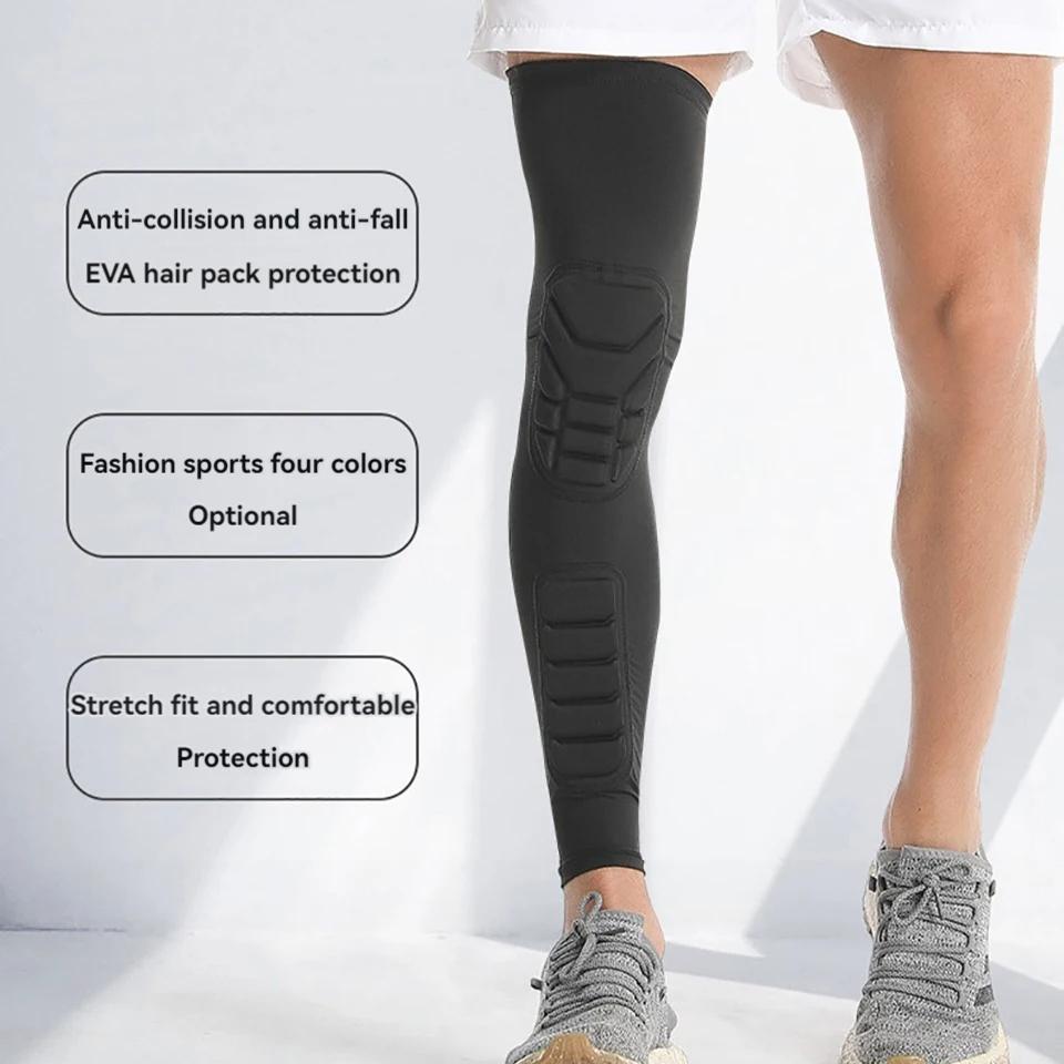 1 buc. Genunchiere sportive Încălzitoare pentru picioare, extinse, respirabile, anti-alunecare, absorbție a șocurilor, dublu anti-coliziune, sport în aer liber, bărbați, femei