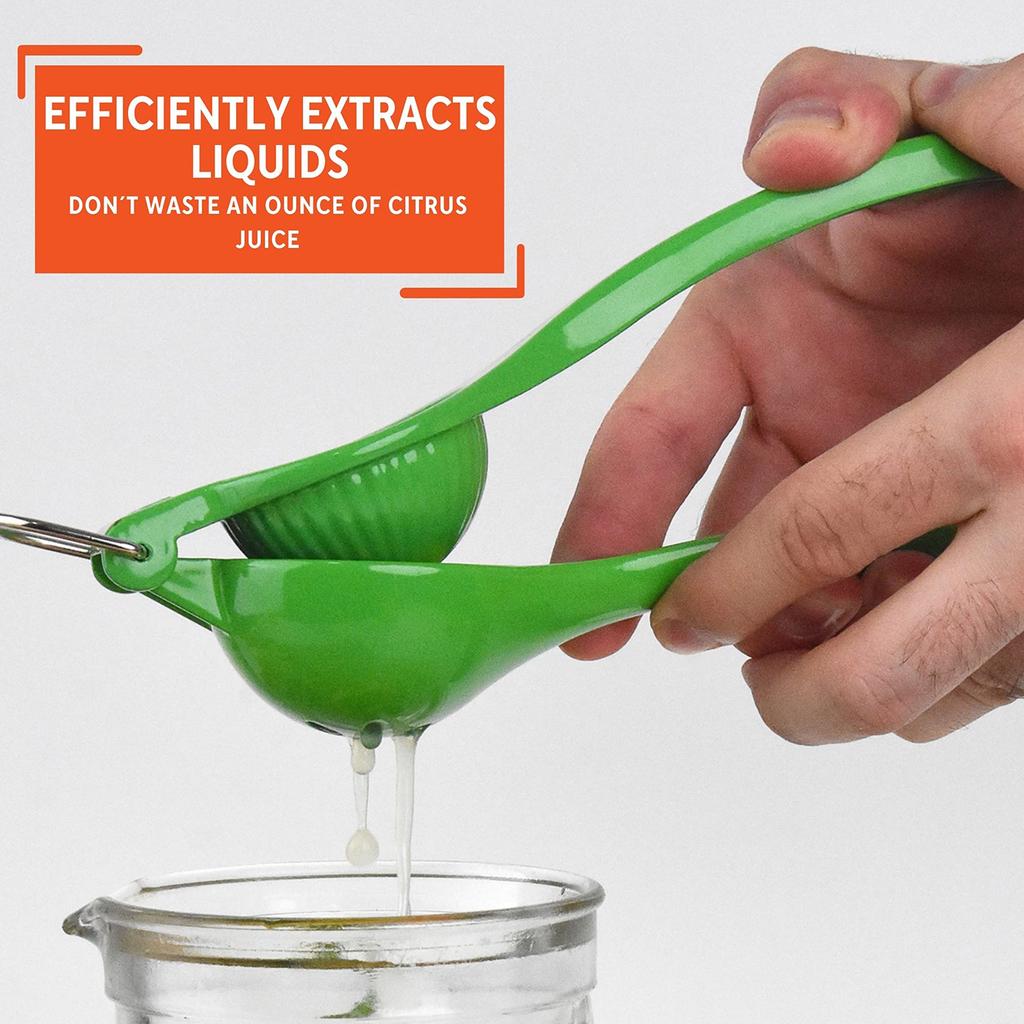 Kitchen Metal Lemon Squeezer Easy To Use Handheld Citrus Juicer Manual Press for Extracting the Most Juice Possible