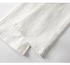 2024 Women's White High-Waisted Micro-Flare Summer Jeans