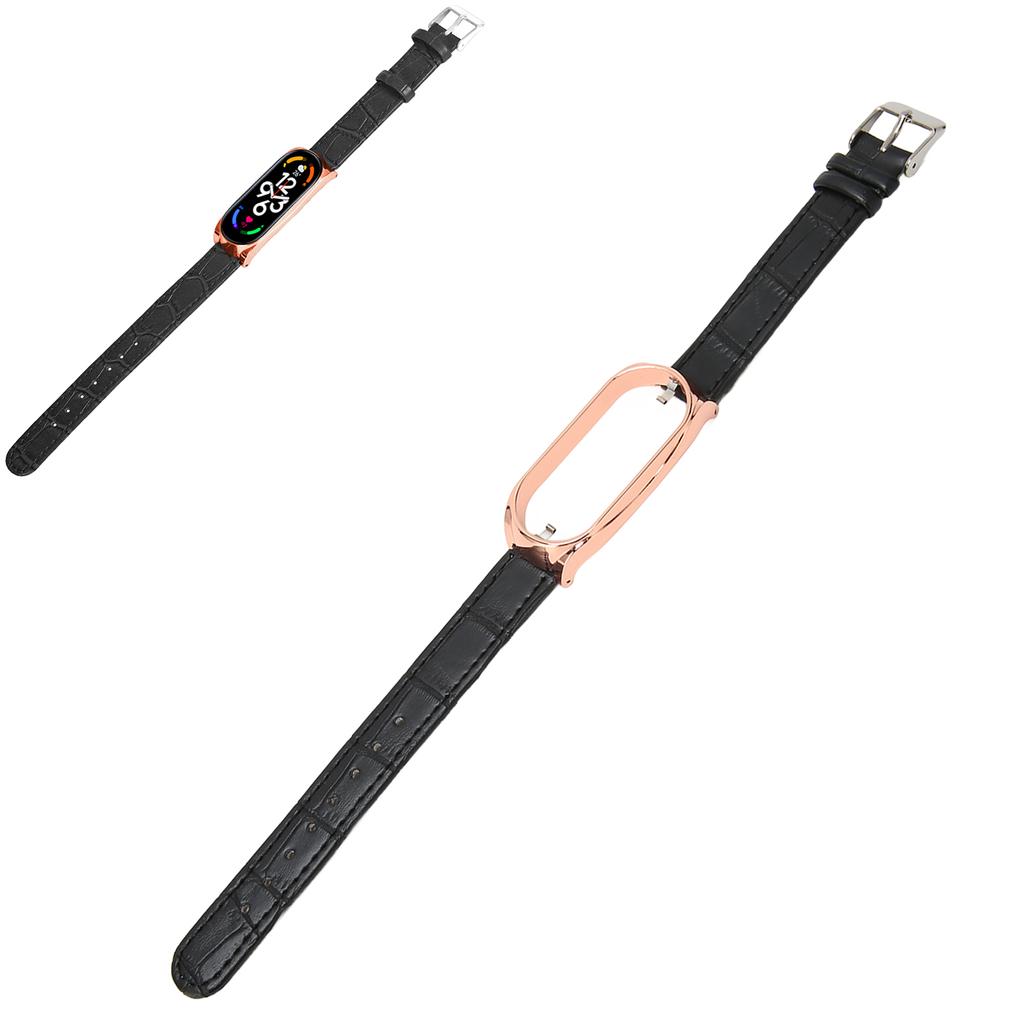 Sport Wrist Band for Band 7 Soft PU Leather Breathable Replacement Strap for Running Hiking