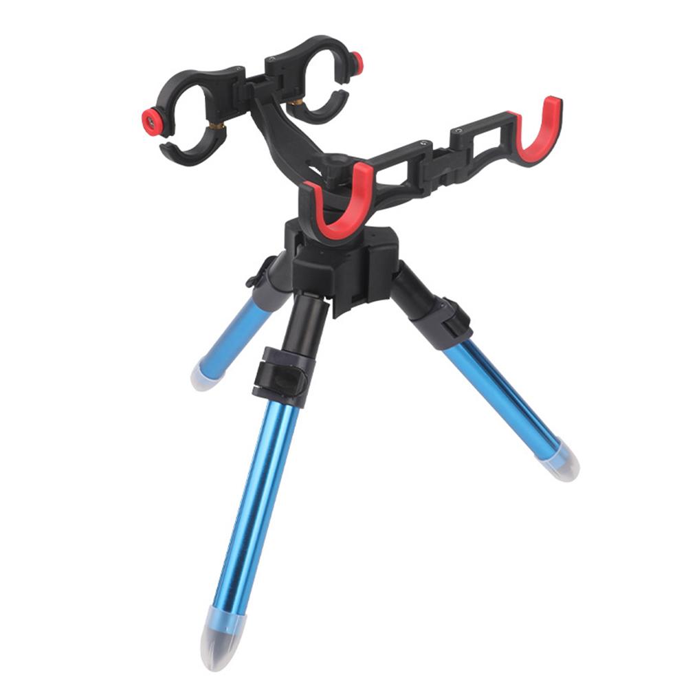 

Triangle Fishing Rod Support Adjustable Fishing Rod Holder Bracket Portable Multifunctional Fishing Accessories синій