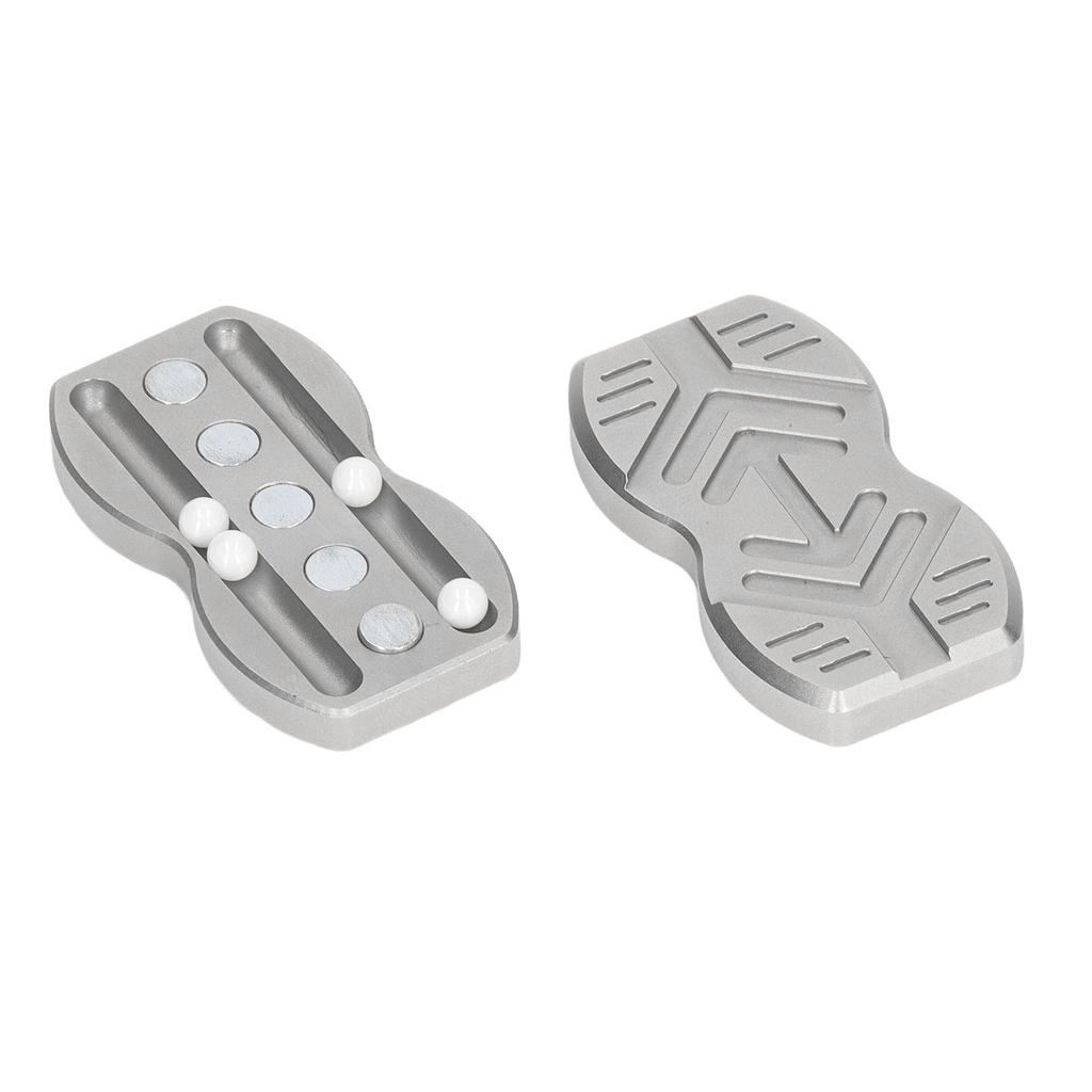 Magnetic ADHD Push Slider Toy Stainless Steel Adult Office Stress Anxiety Relief Slider Sensory Toy