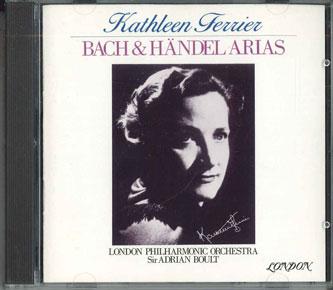 CD KATHLEEN FERRIER - Bach and Handel Arias K35Y1007 LONDON 1985 Japan Classical Used
