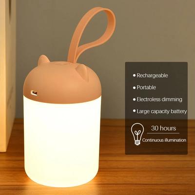 Rechargeable LED Night Light USB Human Touch Control Lights  For Living Room Study Bedroom Bedside Home Decotion Table Lamps