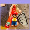 Roztomilá kreslená klíčenka Super Mario Kreativní PVC přívěsek do auta Velkoobchodní dárek