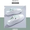 Little white shoes women's 2025 new summer versatile one-pedal outer wear fashionable, comfortable and wear-resistant niche women's shoes