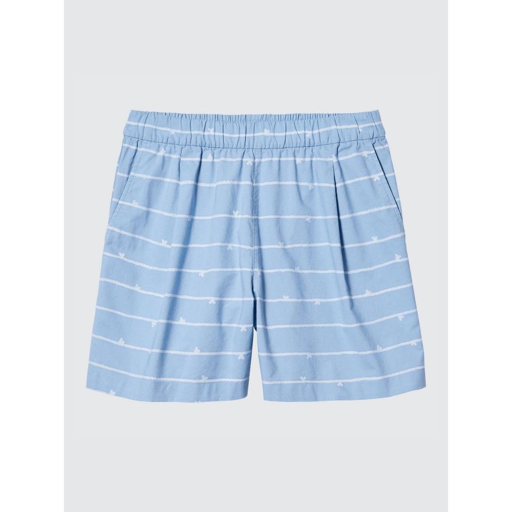 

Uniqlo Disney In Blue Easy Short Pants Stripe 61 BLUE/WOMEN S