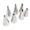 7 Pezzi/1 Pezzo Punte Crema Foglie Acciaio Inossidabile Sac à Poche per Glassa Decorazione Torte Cupcake Pasticceria Strumenti da Cucina Lotto Foglia