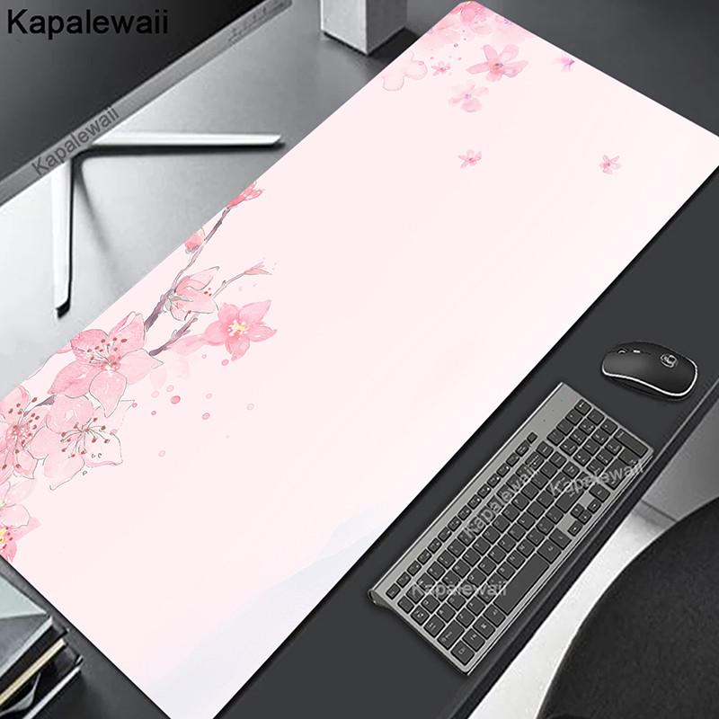 Comouter Mouse Pad Large Sakura Mousepads Office Deskmat XXL Table Carpet Natural Rubber Mousemat Keyboard Mats xcm Mousepad