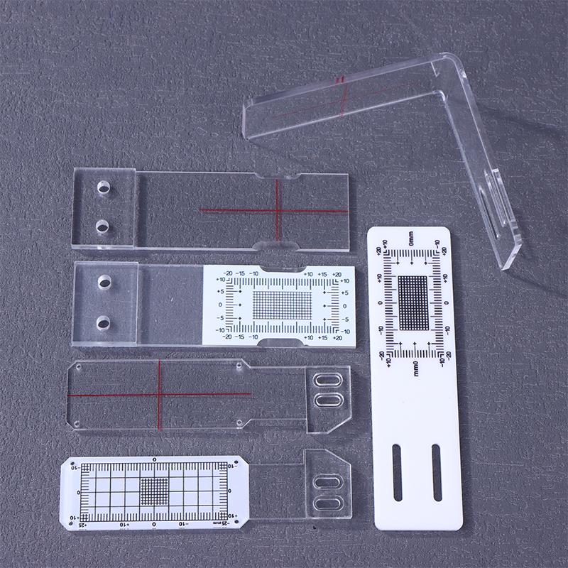 Clear Acrylic Crack Gauge Monitor Accurate Crack Monitoring Record Tool Crack Measuring Instrument For Monitoring Wall Cracks