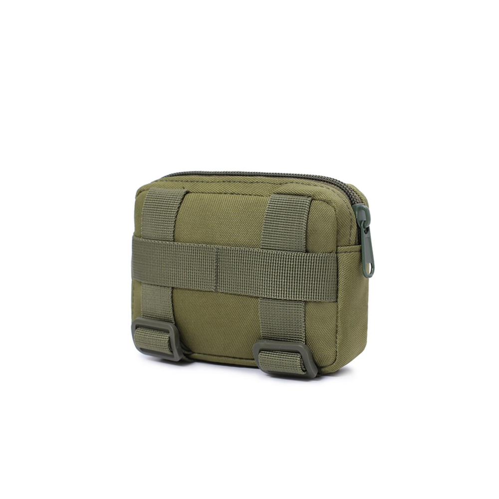 Doppelschichtige EDC-Tasche Herren Taktischer Molle-Hüftgurt Nylon Hüfttasche Bauchtasche Camping Jagdzubehör Utility-Tasche