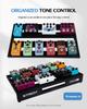 STRICH Guitar Pedal 56 X 32cm Aluminum with Carry Lightweight Effects Guitar Pedal Standard 22 Board, Alloy, Bag, 1.21kg Board, (Angled)