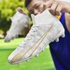 Spike Football Shoes Children's Leather Foot Sports Shoes Men's Boots Foreign Trade High Top Large Size 46 47 Sneakers