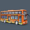Double Decker Bus With Door Opening Inertia Toy With Lighting And Function Sound