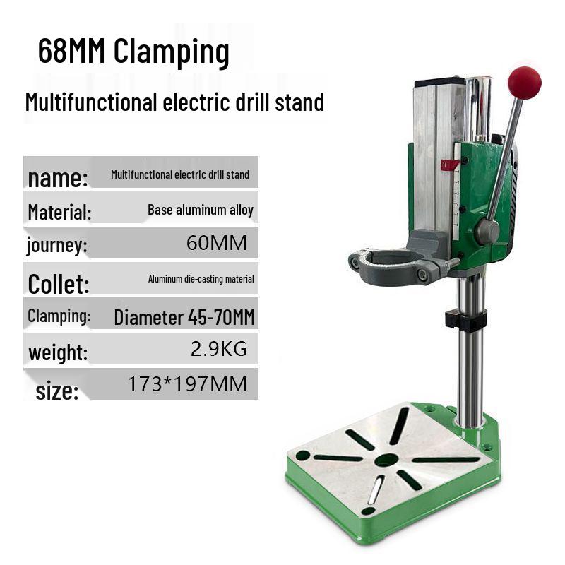 

220V Mini Drill Press & Milling Machine - Multifunctional Industrial-Grade Table Lathe for Home Use