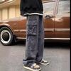 American Retro Work Pants For Men With Stretch Fabric Casual Style For Daily Wear