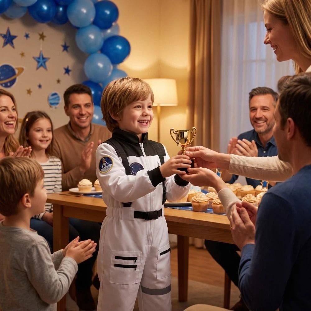 Halloween Spaceman Costume Jumpsuit Cosplay Costume Child Astronaut Costume Cosplay Event