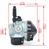 ZSDTRP Dellorto Förgasare med Filter för Dellorto Sha 15/15 MBK 51 Peugeot Moped