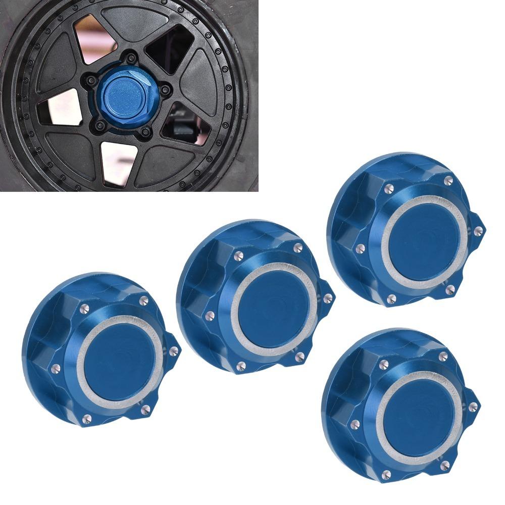 4Pcs Aluminum Alloy Wheel Lock Nuts for ARRMA 1/5 Kraton 8S RC Car For RC Crawler