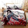The Mystic Archives of Dantalian Vintage Anime Print 3PCS Bedding Set Duvet Cover + 2 Pillowcases Soft Bed Linen Gothic Anime