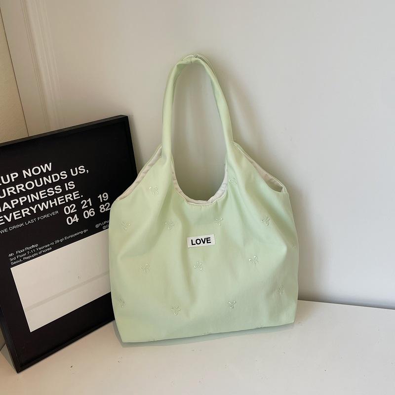 Female tote new fashion women's bag student class large capacity armpit shoulder handbag