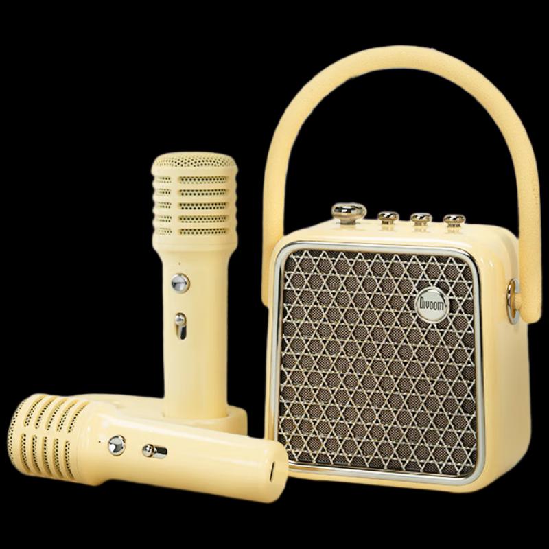 Divoom SongBird-SE Portable Karaoke Speaker with Dual Microphones