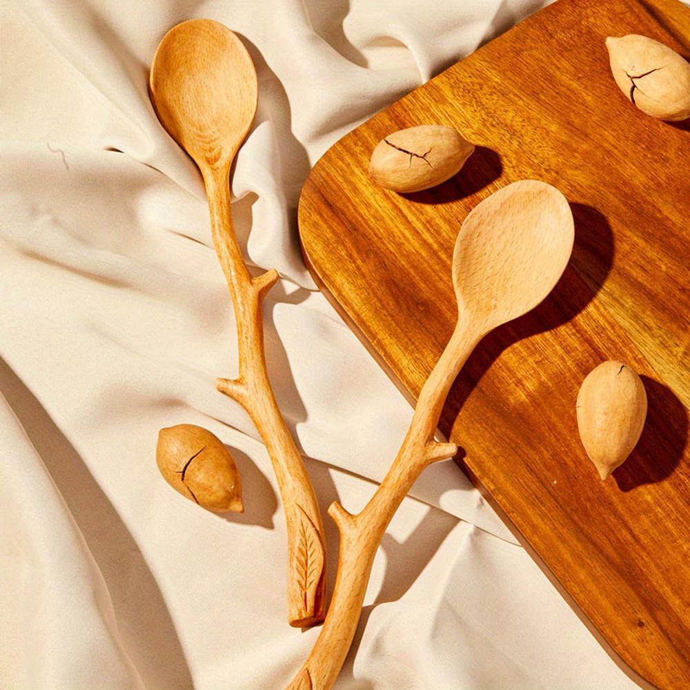 1PC Artisan Branch Design, Long Handle Coffee Stirrer, Durable & Stylish Tableware Addition
