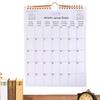 Wall Calendar 2026 12 Month Multilingual Coil Wall Calendar Modern Decorative Planner for Bedroom Dormitory Apartment Family