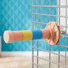 Wear-resistant Bird Teeth Chew Stick Frosted Perch Parrot Perching Station  Bird Cage
