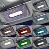 Rhinestone Car Tissue Holder Leather Sun Visor & Seat Back Clip