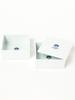 Beams Japan Kitchen Supplies [Special Order] Horie Touki Hasami Ware Two-Tiered Lunch Box, Medium, White
