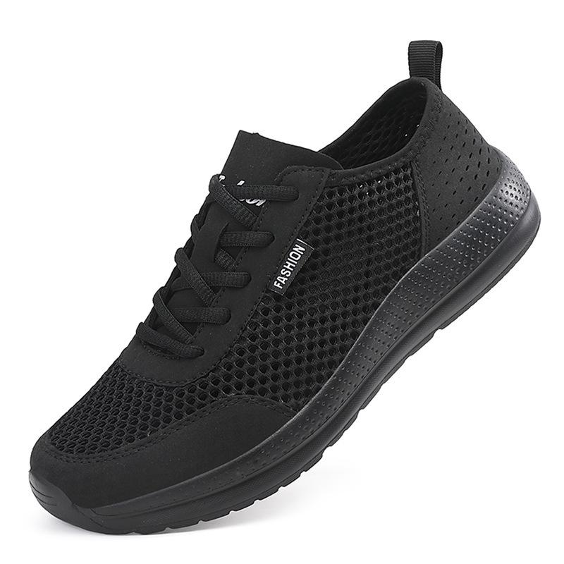 Summer New Mesh Breathable Men's Shoes, Large Size Shoes, Casual and Light Sports Shoes, Running