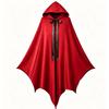 Men's Devil Halloween Costume Long Cape with for Party Cosplay House