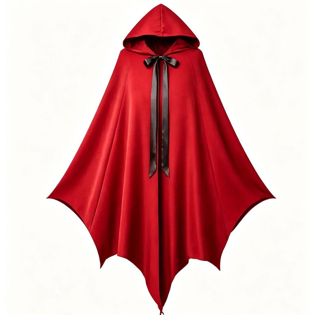 Men's Devil Halloween Costume Long Cape with for Party Cosplay House