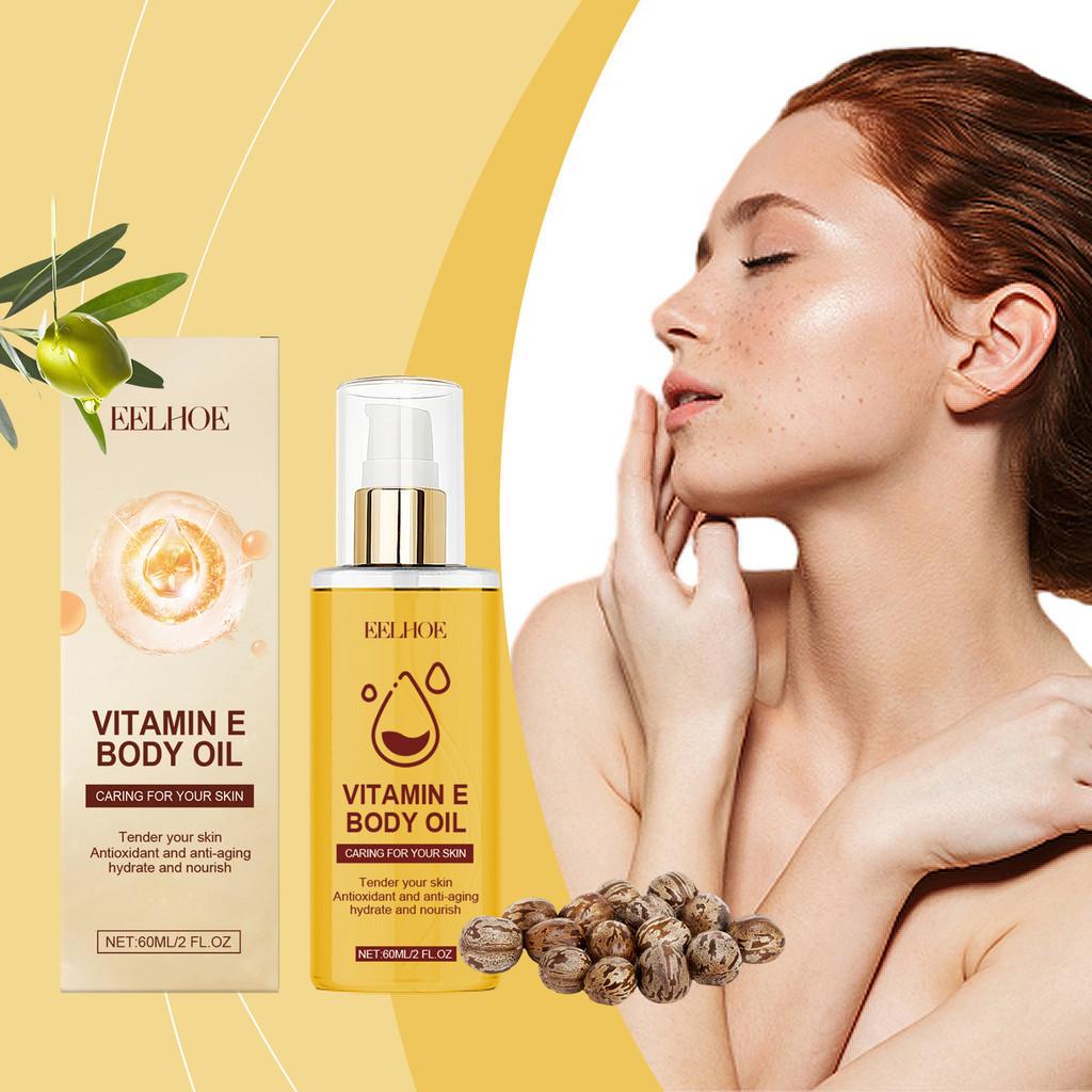 Eelhoe Vitamin E Body Oil Hydrating Nourishing Softening Skin Care Essential