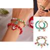 Christmas Bracelet Set With Soft Clay Beads And Holiday Charms For Women Gift Giving