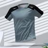 Herren 3D-Druck T-Shirt Outdoor Fitness Atmungsaktiv Schnelltrocknend Sport Kurzarm Rundhals Pullover Lässiges Oberteil